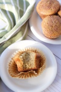 Cinnamon banana muffins have the best texture and are packed with the flavors of cinnamon and vanilla.