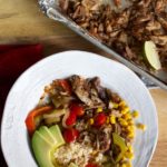 Burrito bowls are the ultimate crowd-pleasing, make-ahead, freezer-friendly party meal!
