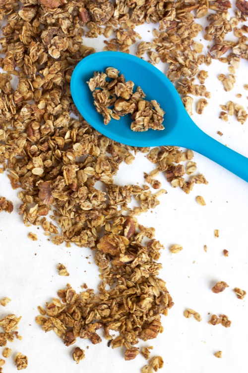 Nutty coconut granola is easy to make, easy to customize, and the perfect crunchy breakfast...or snack...or gift!