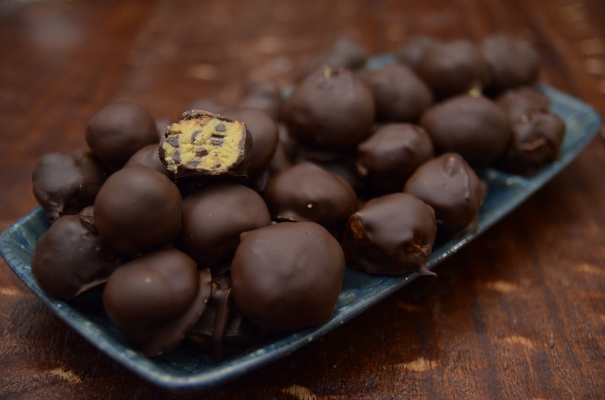 cookie dough truffles in all their glory