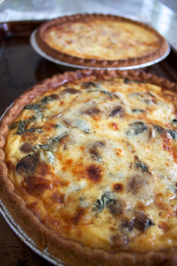 easy cheesy quiche bakes up golden and gorgeous