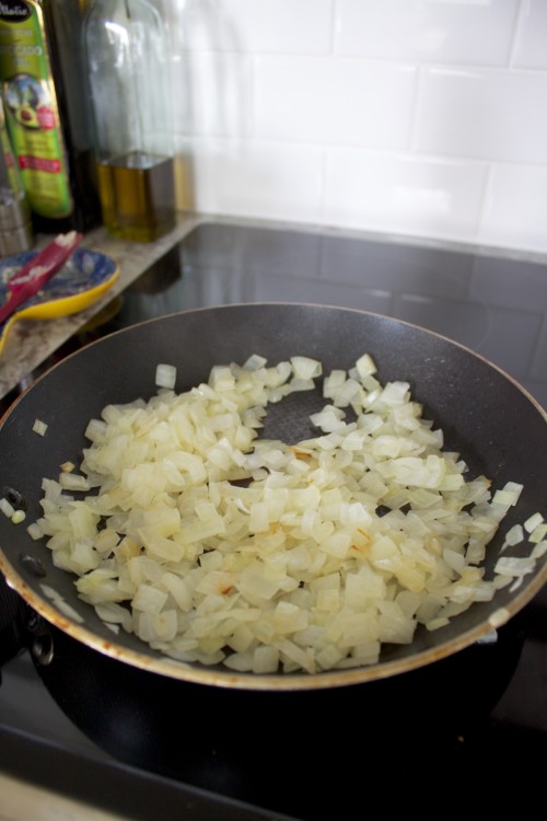 sauteed onions for quiche