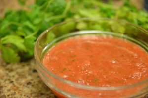 DIY blender salsa