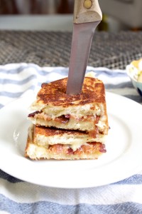 Bacon grilled cheese is a faster than fast food meal that makes an ordinary grilled cheese sandwich extra special!