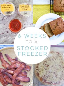 Instead of one marathon day of cooking, take a gradual approach to freezer meals for busy seasons by making double batches of your favorite freezer-friendly recipes!