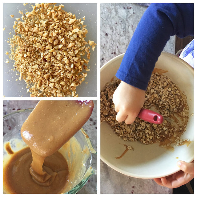 making-chewy-chocolate-peanut-butter-flax-granola-bars
