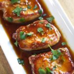 Honey garlic glazed pork chops are a perfect weeknight dinner, drenched with flavor but so quick to make, with simple ingredients!
