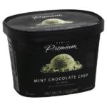 a half gallon of Publix Premium mint chocolate chip ice cream