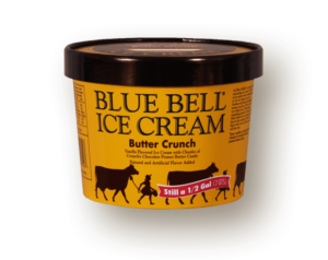 Blue Bell Butter Crunch Ice Cream