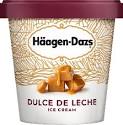a pint of Haagen-Dazs dulce de leche ice cream