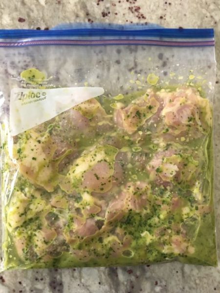 chicken in the bag with citrus herb marinade