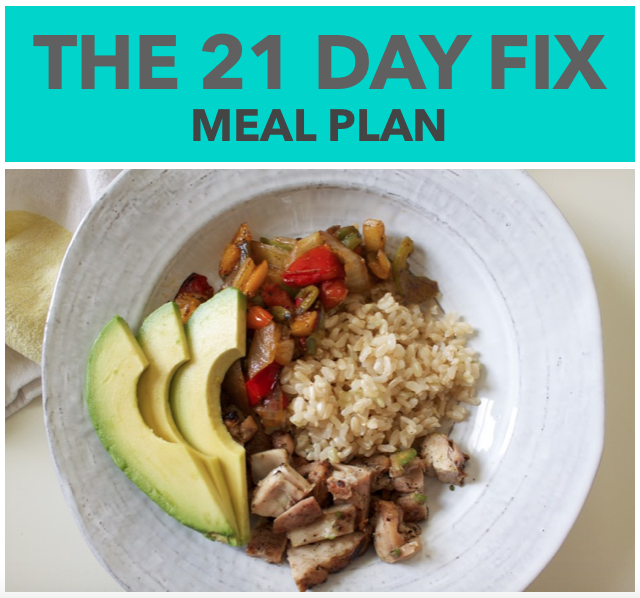 21 day fix meal plan cover